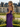 Hand Beading Crystal Illusion Boned Long Mermaid Prom Dress in Purple