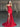 Hand Beading Bodice Crystal Mermaid Prom Dress - Red