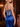 V-Neck Sparkly Crystal Luxury Illusion Bodice Long Mermaid Prom Dress WIth Split in Royal Blue