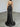 Luxury Crystal Illusion Mermaid Long Prom Dress - Black