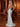 V-Neck Sparkly Crystal Luxury Illusion Bodice Long Mermaid Prom Dress WIth Split in Silver