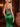 V-Neck Sparkly Crystal Luxury Illusion Bodice Long Mermaid Prom Dress WIth Split in Emerald Green