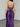 Luxury Crystal Illusion Mermaid Long Prom Dress - Purple