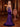 V-Neck Sparkly Crystal Luxury Illusion Bodice Long Mermaid Prom Dress WIth Split in Purple