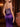 V-Neck Sparkly Crystal Luxury Illusion Bodice Long Mermaid Prom Dress WIth Split in Purple