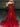 Strapless Beading Illusion Ruched Bodice Mermaid Prom Dress With Slit - Red