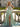 Beading Illusion Ruched Bodice Mermaid Prom Dress With Detachable Sleeves in Mint Green