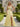 Beading Illusion Ruched Bodice Mermaid Prom Dress With Detachable Sleeves in Yellow