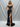 Off Shoulder Beading Illusion Mermaid Long Prom Dress - Black
