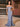 Off Shoulder Beading Illusion Mermaid Long Prom Dress - Dusty Blue