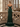 Off Shoulder Beading Illusion Mermaid Long Prom Dress - Emerald Green
