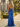 Sparkly Lace Embroidery Twist Mermaid Long Prom Dress in Royal Blue