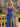 Sparkly Lace Embroidery Twist Mermaid Long Prom Dress in Royal Blue