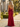 Sparkly Lace Embroidery Twist Mermaid Long Prom Dress in Red