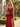Sparkly Lace Embroidery Twist Mermaid Long Prom Dress in Red