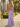 Sparkly Lace Embroidery Twist Mermaid Long Prom Dress in Lilac