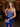 Pleated Luxury Crystal Mermaid Prom Dress - Royal Blue