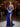 Pleated Luxury Crystal Mermaid Prom Dress - Royal Blue
