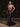 Luxury Crystal Illusion Bodice Mermaid Long Prom Dress - Black