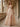 Sheer Bodice Lace Embroidery Ruffle Ball Gown Prom Dress - Champagne