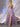Sheer Bodice Lace Embroidery Ruffle Ball Gown Prom Dress - Lavender