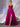 Sheer Bodice Lace Embroidery Ruffle Ball Gown Prom Dress - Fuchsia