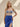 Hand Beading Off Shoulder Sheer Bodice Mermaid Evening Dress in Royal Blue