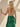 Hand Beading Off Shoulder Sheer Bodice Mermaid Evening Dress in Emerald Green