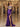 Hand Beading Off Shoulder Sheer Bodice Mermaid Evening Dress - Purple