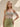 Hand Beading Off Shoulder Sheer Bodice Mermaid Evening Dress in Olive Green