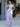 Satin Bow Waist Sparkly Lace Strapless Ruffle Tiered Prom Dress - Lilac