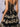 Gold Satin Bow Waist Sparkly Lace Strapless Ruffle Tiered Long Prom Dress