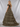 Off Shoulder Bodice Tiered Layered Ball Gown Prom Dress With Slit - Champagne Gold