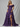 Off Shoulder Bodice Tiered Layered Ball Gown Prom Dress With Slit - Purple