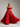 Off Shoulder Bodice Tiered Layered Ball Gown Prom Dress With Slit - Red