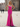 Ruched Bust Hot Fix Crystal Pleated Backless Mermaid Long Prom Dress With Slit - Hot Pink