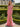 Luxury Hot Fix Crystal Bodice Illusion Pleated Long Mermaid Prom Dress With Slit in Hot Pink