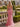 Luxury Hot Fix Crystal Bodice Illusion Pleated Long Mermaid Prom Dress With Slit in Hot Pink