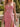 Luxury Hot Fix Crystal Bodice Illusion Pleated Long Mermaid Prom Dress With Slit in Hot Pink