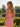 Luxury Hot Fix Crystal Bodice Illusion Pleated Long Mermaid Prom Dress With Slit in Hot Pink
