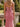 Luxury Hot Fix Crystal Bodice Illusion Pleated Long Mermaid Prom Dress With Slit in Hot Pink