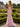 Luxury Hot Fix Crystal Bodice Illusion Pleated Long Mermaid Prom Dress With Slit in Pink