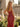 Luxury Hot Fix Crystal Bodice Illusion Pleated Long Mermaid Prom Dress With Slit in Red