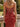 Luxury Hot Fix Crystal Bodice Illusion Pleated Long Mermaid Prom Dress With Slit in Red