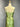 Sweetheart Hot Fix Crystal Spaghetti Shoulder Straps Bodice Mermaid Long Prom Dress - Olive Green