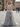 Hot Fix Crystal Spaghetti Shoulder Straps Illusion Layered Ruffle Hem Long Prom Dress - Light Grey