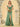 Cap Sleeves Sweetheart Twist Chiffon Bridesmaid Dress - Sage Green