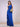 Asymmetrical Acetate Satin Split Bridesmaid Dress With Ruffle Hem
