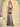 V-Neck Acetate Satin Bodice Draped Bridesmaid Dress With Split - Grey