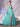 Asymmetrical Sparkly Lace Prom Dress Long - Baby Blue